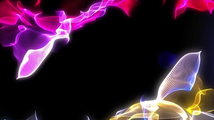 Poster - Twist Spectrum Color Plasma Moving Particle Form Motion Background