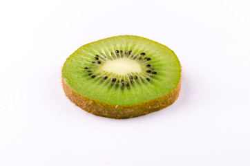 Wall Mural - Sliced kiwi isolated