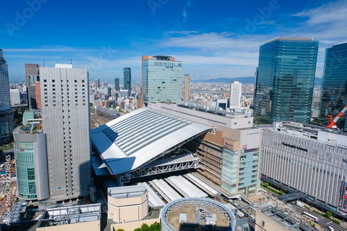 梅田 大阪駅 阪急グランドビルからの景色 Stock Photo Adobe Stock
