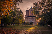 Monastery In A Beautiful Autumn Landscape