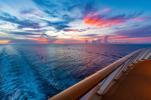 Sunset From A Cruise Ship
