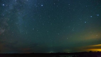 Wall Mural - stars sky turning space astrophotography time lapse