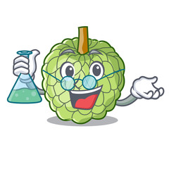 Sticker - Professor character custard apple tropical fruit delicious