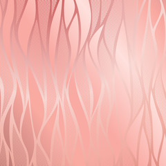 Aufkleber - Abstract vintage seamless damask pattern. Rose gold