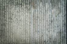 Old Zinc Texture Background, Rusty On Galvanized Metal Surface.