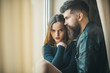 © Volodymyr - Couple in love spend nice time at home. Couple of man and woman together