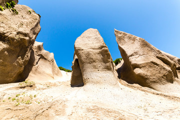 Poster - Pumice rock outcrops. Kuthin bata, Kronotsky Reserve, Kamchatka Peninsula