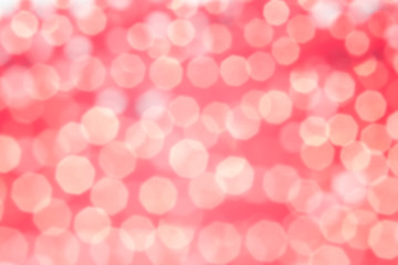 Wall Mural - Pink Bokeh Background. The background with boke. Abstract texture. Color circles. Blurred.