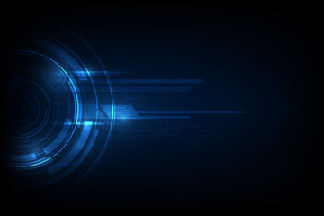 Poster - vector background abstract technology communication concept