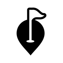 Wall Mural - Golf Icon. Sport Symbol. Icon. Vector Eps 08.