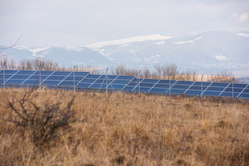 Solar panel farm system