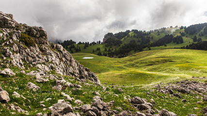 Canvas Print - Cumailloux, Pas de l'Aiguille dans le Vercors