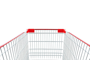 shopping cart isolated on white background