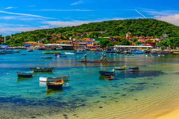 Seafront in Buzios, Rio de Janeiro. Brazil