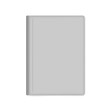 © JAYANNPO - Gray leather bound hardcover notebook isolated on white, mock-up