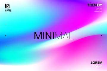 Wall Mural - trendy fluid gradient shape background. abstract watercolor backdrop. color flow design