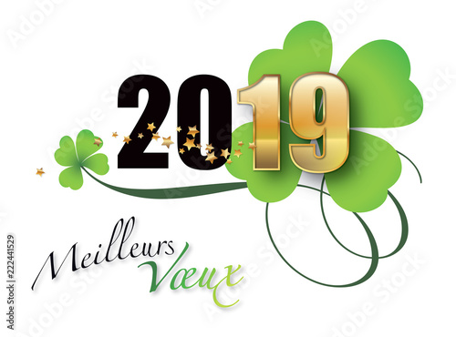 Voeux 19 Trefle Vecteur Stock Adobe Stock Voeux 19 Trefle Vecteur Stock Adobe Stock
