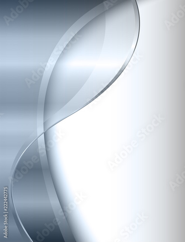 Business background silver grey