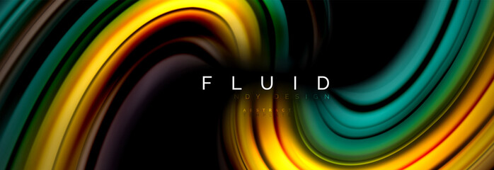 Fluid color motion concept