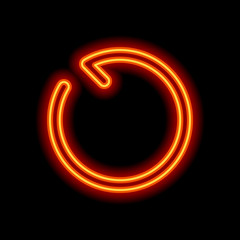 Poster - Simple arrow, update, reload, counterclockwise direction, backwa