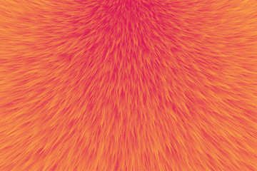 abstract fur background, abstract orange texture - vector