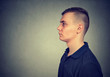 © Feodora - Side view of casual serious man