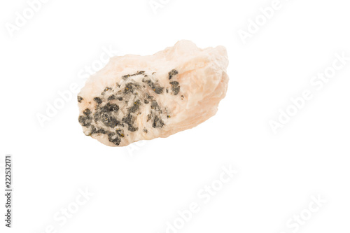 Fotografie, Tablou Pink Dolomite stone with dots isolated. Macro photo.