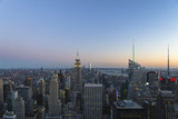 Fototapeta  - new york city skyline at dusk