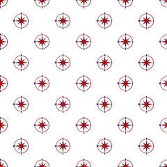 Poster - Sign of compass pattern. Cartoon illustration of sign of compass vector pattern for web