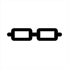 Sticker - glasses for sight icon isolated object