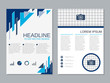 © Ulvur - Modern professional business two-sided flyer vector design template