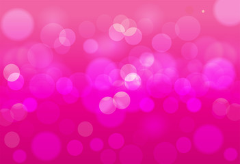 Wall Mural - pink blurred light background with bokeh effect