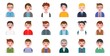 © lukpedclub - Office business male people avatar character in flat design