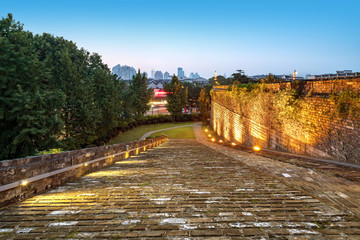 Nanjing ancient city wall traditional architecture