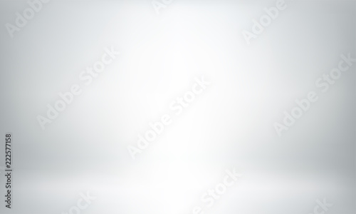 Fotografía Gray studio background or backdrop 3D room lightbox