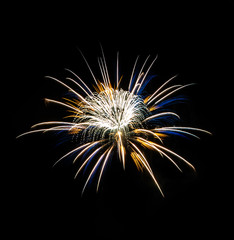 Color full fireworks, Fireworks, Fireworks on black background