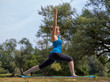 © .shock - woman meditating and doing yoga exercise