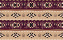 Abstract Ethnic Pattern. Background In Navajo Style