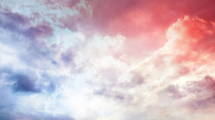 Wall Mural - dramatic sunset sky