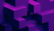 Abstract 3d Rendering Of A Modern Geometric Background. Minimalistic Design For Poster, Cover, Branding, Banner, Placard.