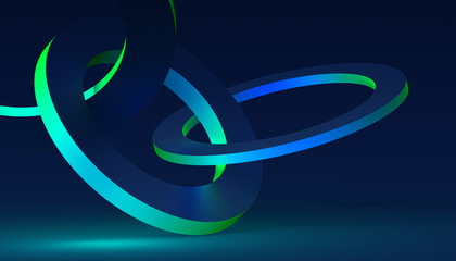 Poster - Abstract 3d rendering of a modern geometric background. Minimalistic design for poster, cover, branding, banner, placard.