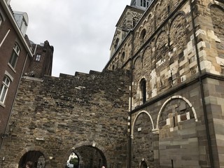 Ancient castle wall