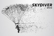 Skydiver of the particles.