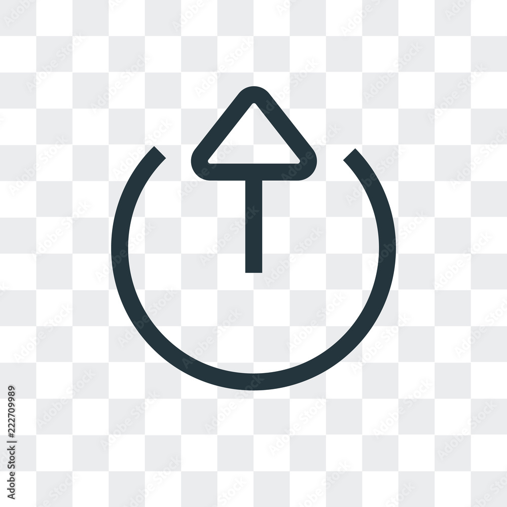 export icon isolated on transparent background. Modern and editable ...