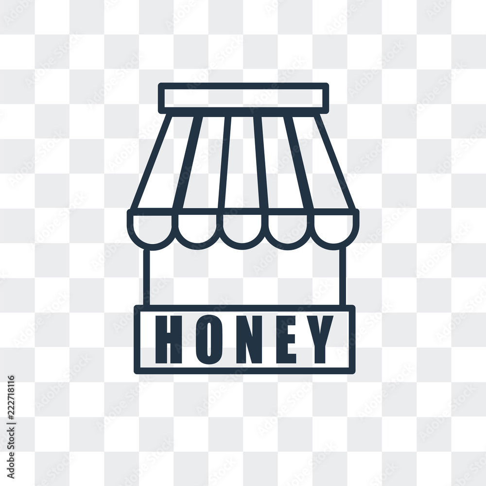 food stall icon isolated on transparent background. Modern and editable food stall icon. Simple icons vector illustration.