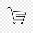 © t-vector-icons - cart icons isolated on transparent background. Modern and editable cart icon. Simple icon vector illustration.