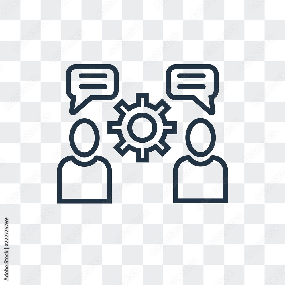 review icon isolated on transparent background. Modern and editable review icon. Simple icons vector illustration.