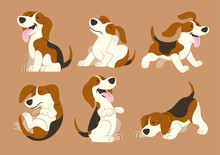 Beagle Dog Cartoon
