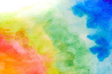 Naklejka na meble Abstract watercolor background illustration free hand drawing