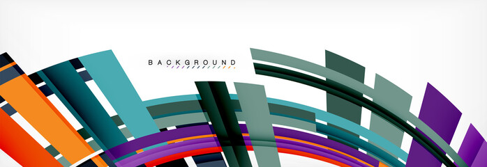 Minimal line design abstract background